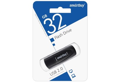 SMARTBUY (SB032GB3SCK) UFD 3.0/3.1 032GB Scout Black