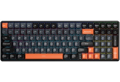 AULA S100 BlackGrayOrange, механическая
