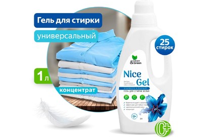 CLEAN&GREEN CG8290 Nice Gel универсальный (концентрат) 1000 мл. (ПЭНД)