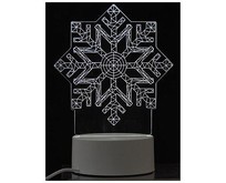 ENERGY Светильник декоративный ENNL 26 3D снежинка (106257)