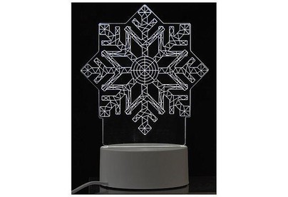 ENERGY Светильник декоративный ENNL 26 3D снежинка (106257)