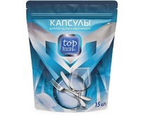 TOP HOUSE Капсулы для посудомоечных машин, 15 шт (180667)
