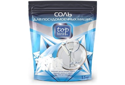 TOP HOUSE Соль для посудомоечных машин, 1.5. кг (180506)