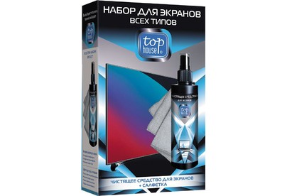 TOP HOUSE Набор для PLASMA, TFT, LCD и ЖК экранов, 2 предмета (391510)