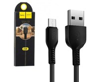 HOCO (6957531068822) X20 USB (m)microUSB (m) 1.0м  черный