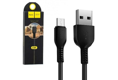 HOCO (6957531068822) X20 USB (m)microUSB (m) 1.0м  черный