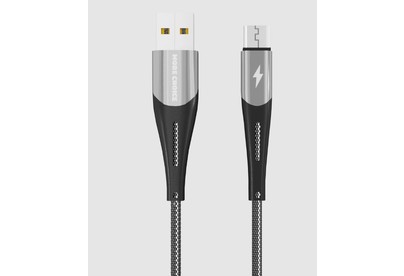 MORE CHOICE (4627151198095) K41Sm USB (m)microUSB (m) 3.0А 1.0м  серебро/черный