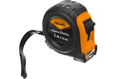 SPARTA Рулетка Elastica,5 м х 18 мм,обрезиненный корпус