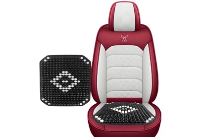 NOVA BRIGHT (коврик) массажная деревянная, черная с рисунком, противоскользящая основа 48449