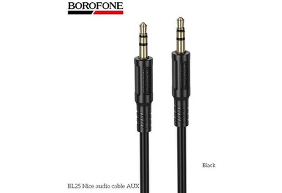 BOROFONE (6941991124754) BL25 AUX 3.5mm 1.0м Black