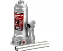 MATRIX Домкрат гидравлический бутылочный, 5 т, H подъема 216413 мм 50756