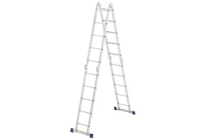 СИБРТЕХ Лестница шарнирная алюминиевая, 4х4, Россия 97882