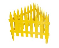 PALISAD Забор декоративный Рейка , 28 х 300 см, желтый 65000