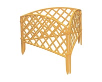 PALISAD Забор декоративный Сетка , 24 х 320 см, желтый 65001
