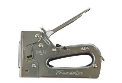 MATRIX Степлер мебельный металлический регулируемый, тип скобы 53, 614 мм 40913