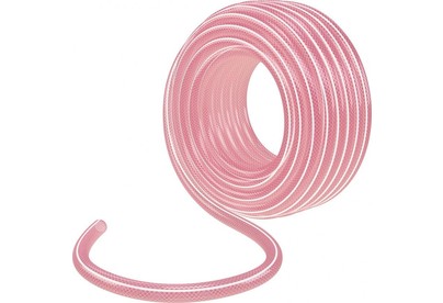 PALISAD Шланг эластичный 3/4 , 15 м, прозрачный розовый 67674