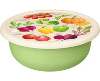 HOMVER Modena Greenery 3,2л с крышкой с декором (салатовый) 221141020/04