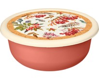 HOMVER Modena Теплый дом 3,2л с крышкой с декором (оранжевый) 222143405/04