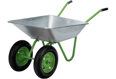 СИБРТЕХ Тачка садовая, 2х колесная, грузоподъемность 120 кг, объем 65 л 689135