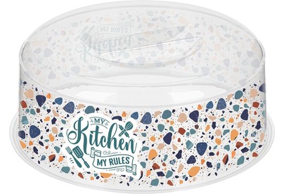 HOMVER Bergamo Терраццо D250мм с декором (бесцветный) 223134301/00