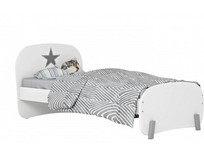 POLINI Кровать детская Polini kids Mirum 1910, белый (2кор)