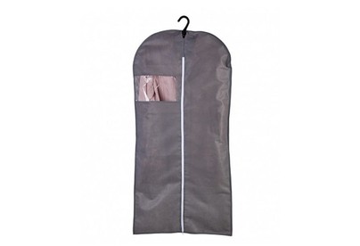 POLINI Чехол для одежды на молнии Polini Home, 60х120 см, серый (1уп)