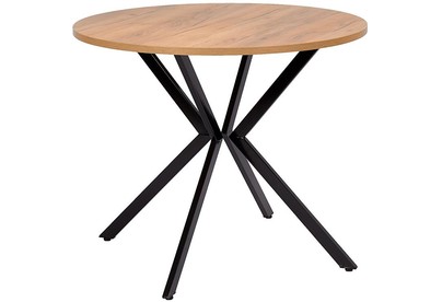 POLINI Стол обеденный Home Istanbul дуб крафт золотойчерный (1 кор.)