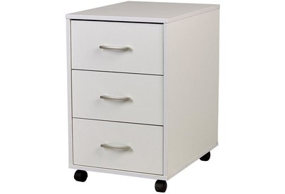 POLINI Тумба с ящиками kids Mirum на колесах 40х55см белый (1 кор.)