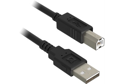DEFENDER (87012) USB 2.0 AMBM 30AWG, никель, 3м