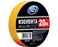 REV 28684 4 ПВХ 0,13*15мм Желтая 20м