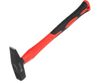 MATRIX Молоток слесарный optimal, 200 г, фибергласовая обрезиненная рукоятка, квадратный боек 10366