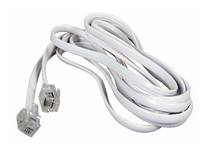 REXANT (183051) Телефонный шнур, удлинитель RJ11(6P4C), длина 5 метров, белый