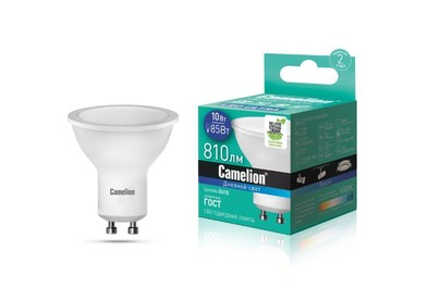 CAMELION (14402) LED10GU10/865/10Вт