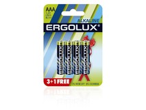 ERGOLUX (12865) Alkaline LR03 BL 3+1(FREE)