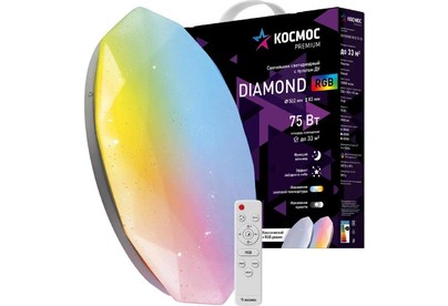 КОСМОС KSDiamRGB75W белый