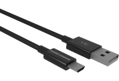 MORE CHOICE (4627151195988) K24m USB 2.1A microUSB черный  1,0m
