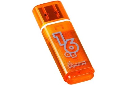 SMARTBUY (SB16GBGSOR) 16GB GLOSSY SERIES ORANGE