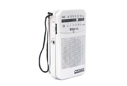 ЭФИР 01 УКВ 64108МГц, бат. 2*АА белый