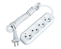 SMARTBUY (SBE10405N) 4 гнз х 5,0 м (10А/2.2кВт, ПВС 2х1.0)