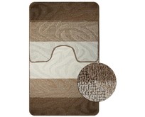 САНАКС 00239 Коврик в ванную SILVER 19 двойной КРЕМОВЫЙ 60х100+50х60см