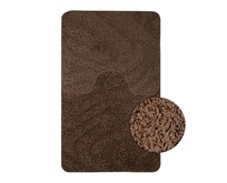 САНАКС 00160 Коврик в ванную SHAGGY двойной КОРИЧНЕВЫЙ 60х100 + 50х60 см 100% полиэстер