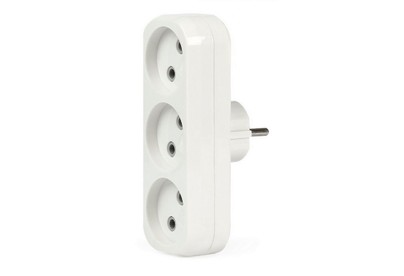 SMARTBUY (SBE10A023) 3 гнезда без заземления плоский 10А 250B