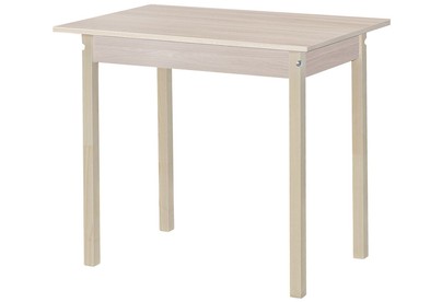 ЭЛЕГИЯ Стол обеденный ЛДСП ПН (Бесцветный (Лак),Ясень шимо светлый)