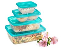 VIOLET Набор контейнеров FRESCO 4 шт. 500 мл (Бриз) 470050135