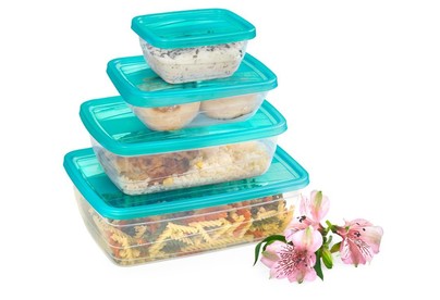 VIOLET Набор контейнеров FRESCO 4 шт. 500 мл (Бриз) 470050135