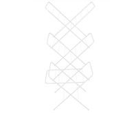 VIOLET Оптима напольная 15м (белый) 301506