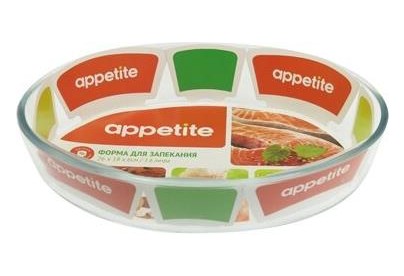 APPETITE PL12 стекл овал 26x18x6см/1,6л
