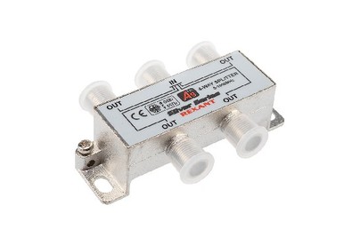 REXANT (056103) Делитель сигнала на 4 ТВ SILVER