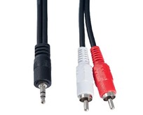 PERFEO (J2001) JACK 3.5 мм  2XRCA 1 м