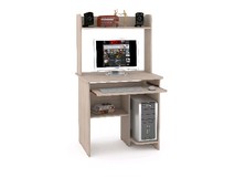 МЕБЕЛЬКОМПЛЕКС Стол компьютерный СК01Н Шимо Ясень Cветлый (1 пак)